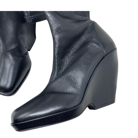 KHAITE Morgan over-the-knee leather boots - Picture 6 of 11